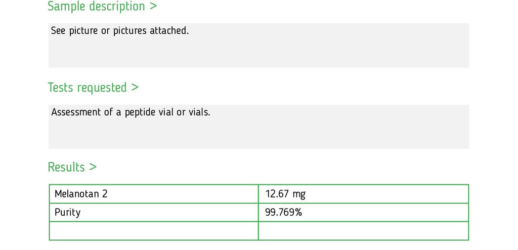 Melanotan 2 - 10mg - Gridline Peptides