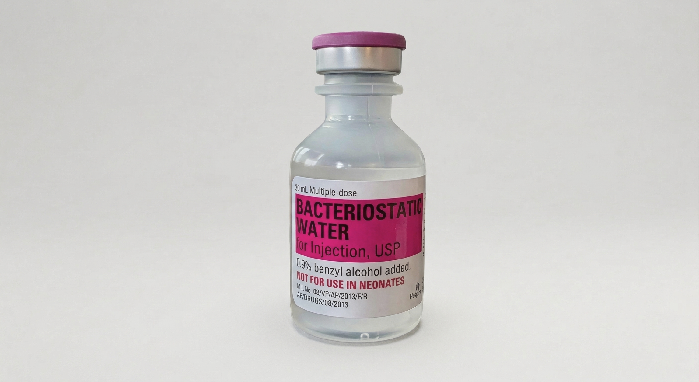 Bacteriostatic Water 30mL - Gridline Peptides