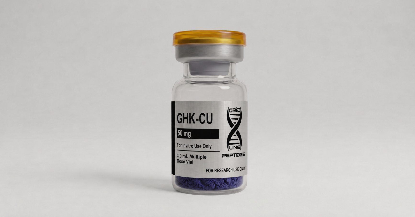 GHK-Cu - 50mg - 100mg - Gridline Peptides