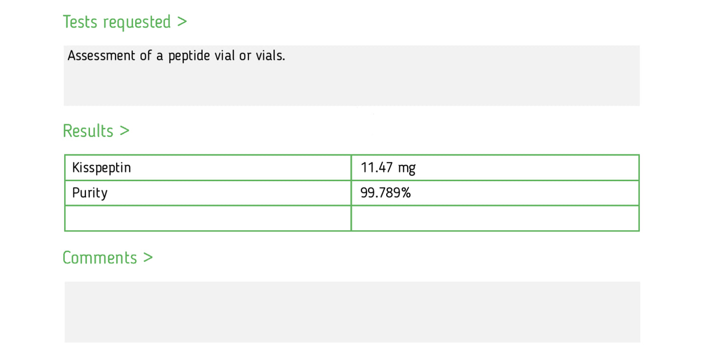 Analytical report