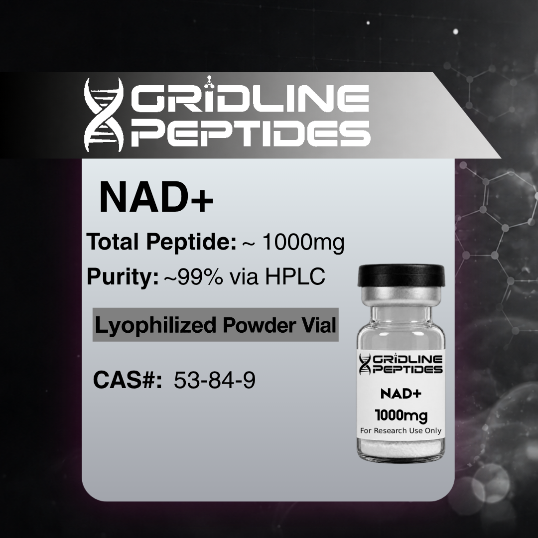 NAD+ - 500mg - 1000mg - Gridline Peptides