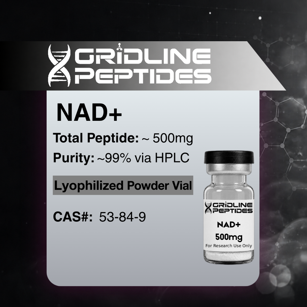 NAD+ - 500mg - 1000mg - Gridline Peptides