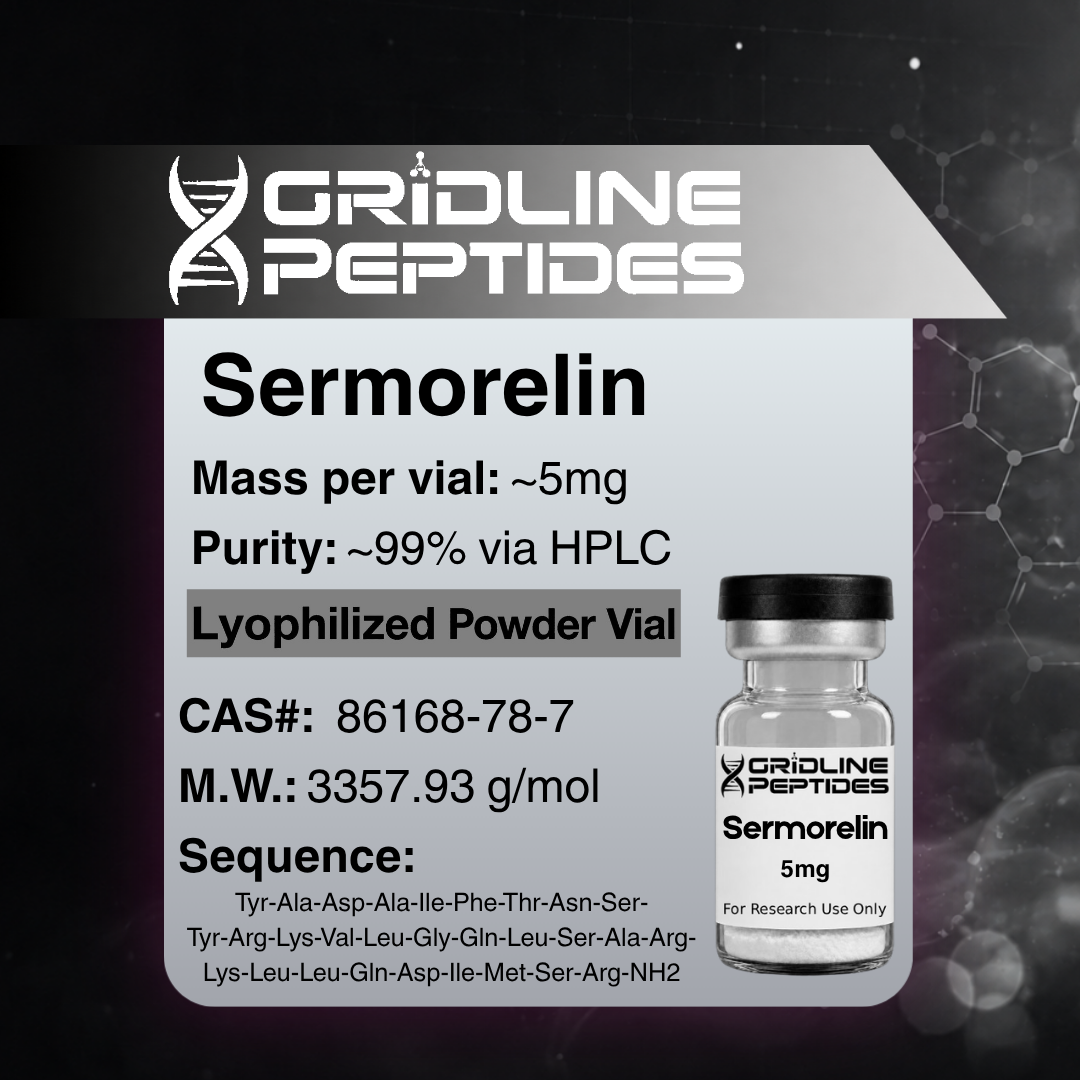 Sermorelin - 5mg - Gridline Peptides